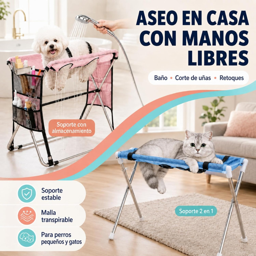 Bañera de Limpieza para Mascotas