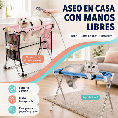 Bañera de Limpieza para Mascotas